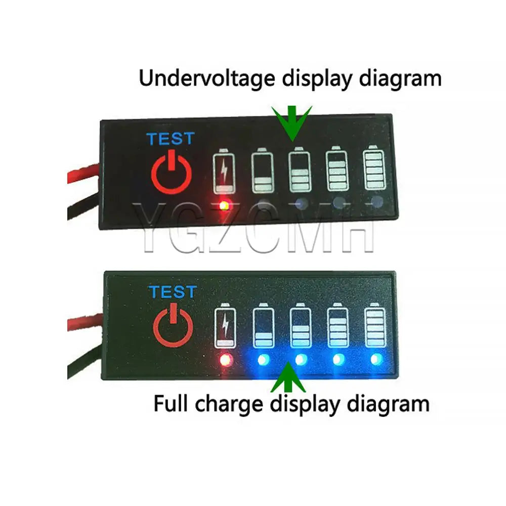 3.7V-29.4V 1S 2S 3S 4S 5S 6S 7S Lithium Battery Capacity Indicator 18650 Lipo Li-ion Capacity Board Charging Tester