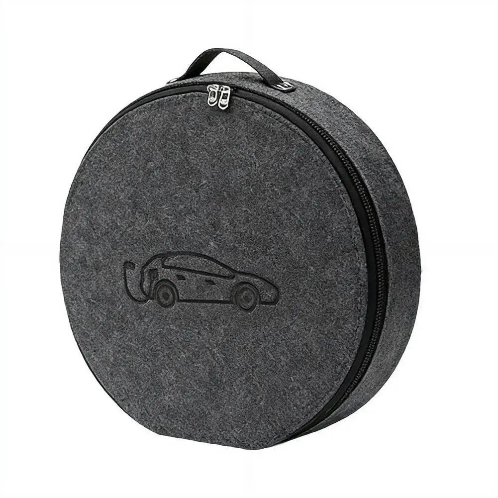New Energy Vehicle Charging Gun Storage Bag Portable EV Charger Cable Bag Waterproof Auto EV Charging Jumper Storage Bag