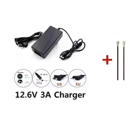 NEW 12V 100Ah 18650 lithium battery pack built-in high current 30A BMS for sprayers electric vehicle batterie+12.6V charger