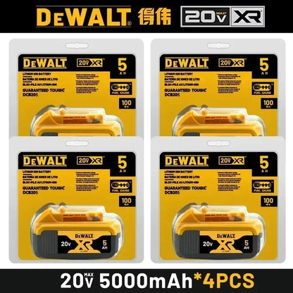 100% Genuine Dewalt 20V 6AH Battery, Rechargeable Lithium Ion Battery, Dewalt DCB200DCBL722/DCL050/DCF850Power Tool Replacement