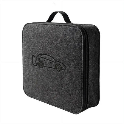New Energy Vehicle Charging Gun Storage Bag Portable EV Charger Cable Bag Waterproof Auto EV Charging Jumper Storage Bag