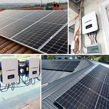10 On Grid Tied Solar Power Energy System Home Solar Panel System On Grid 10000w