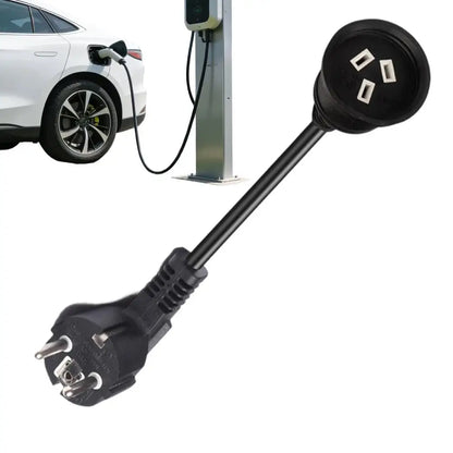 Ev Charger Extension Cord 10a Plug To 15a Portable Wire Adapter EV Charging Extension Cord For Electric Vehicles Rv Camper