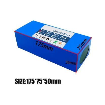 Battery Lithium pack 6s3p 24V 20Ah 30Ah 50Ah 18650 25.2v 20000/30000mAh Batterie Lithium-ion Avec Charger