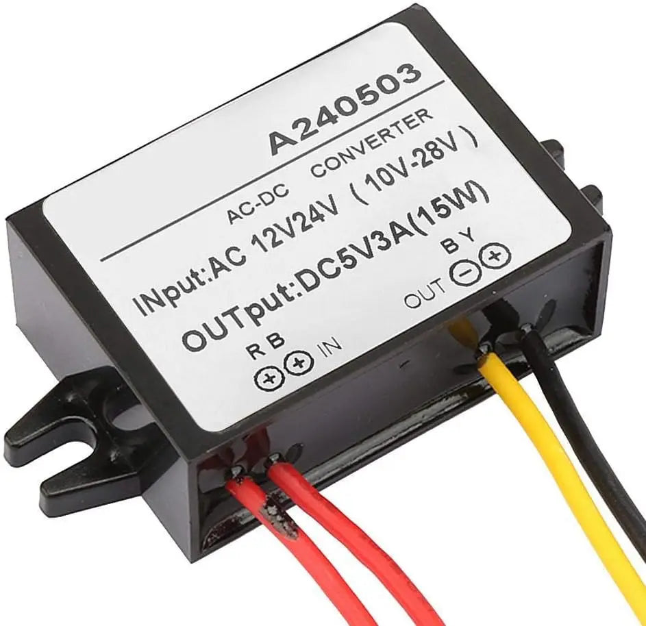 Voltage Power AC 12V 24V to DC 5V Voltage Regulator Power Module for Car Step Down Converter1A 2A 3A AC to DC 5C waterproof