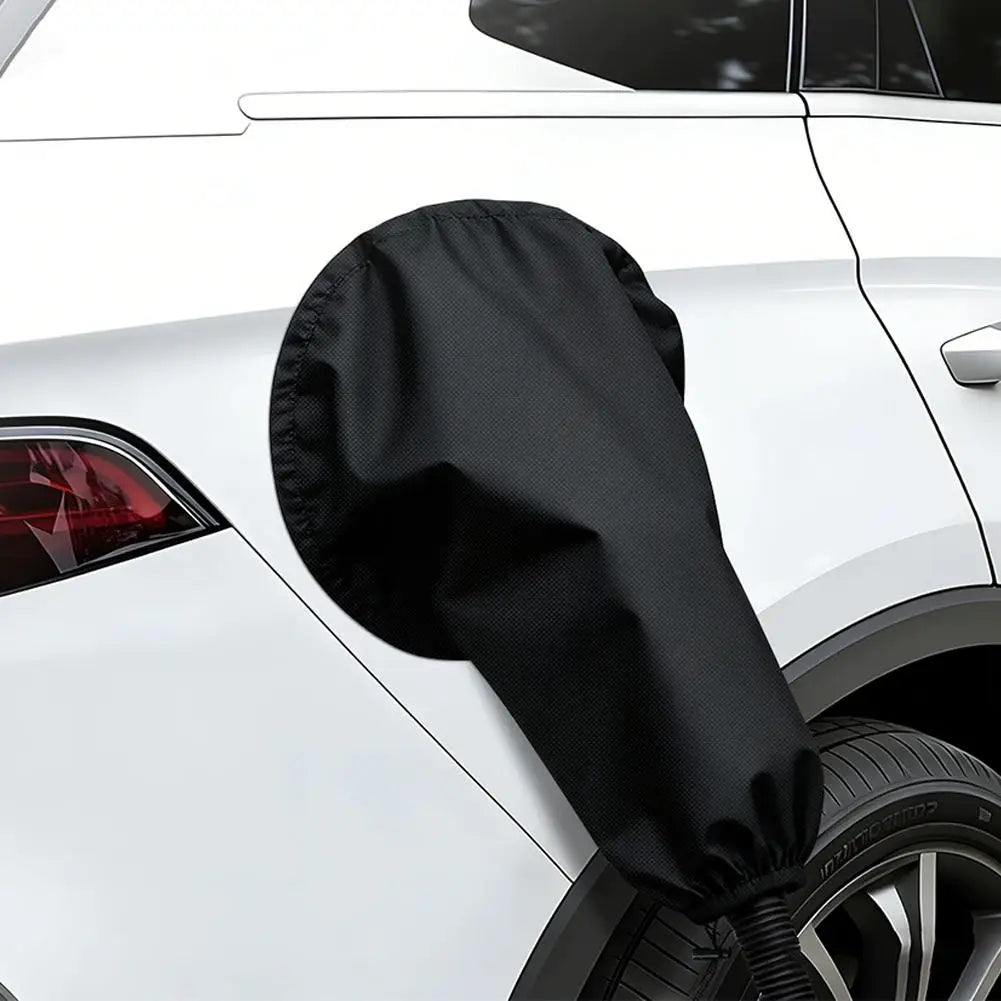 Magnetic EV Charger Port Cover - Durable, Weatherproof, UV & Snow Resistant, Heat Insulating for Electric Vehicles