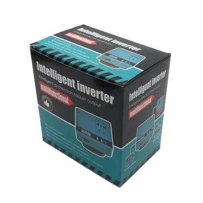 1Pcs 18V 20V To 220V Battery Inverter Multifunctional 120W Smart Transformer Household Dual Plug Outdoor Work Inverter