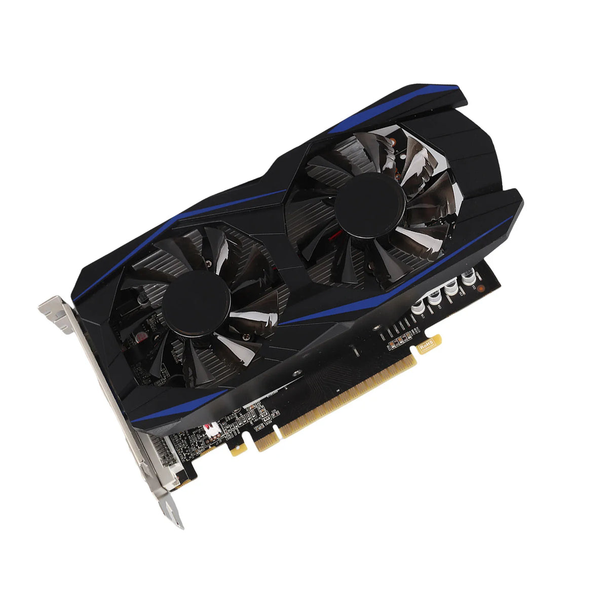 Computer Graphics Card Good Performance Low Noise Graphics Card Small Size 128bit  Bit Width for Dual Fan Desktop Computer