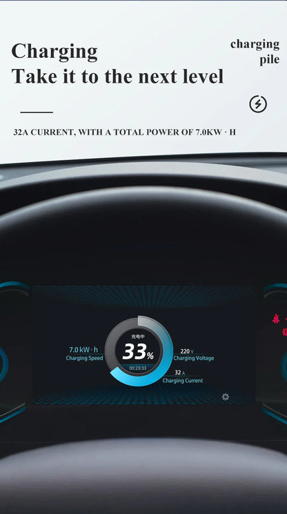 Teschev Type 1 Portable EV Charger 7KW 32A 1Phase Wallbox GBT EVSE Fast Charging Cable CEE Plug Electrical Home Charging Station