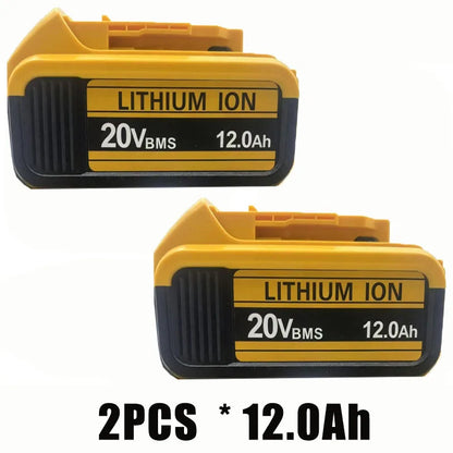 for DeWalt  20V Lithium Ion Batteries 20V 12.0Ah DCB203 Li ion Battery Replacement DCB206 DCB205 DCB204 DCB200Power Tools