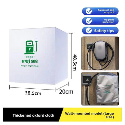 For Most Outdoor EV Charger Universal Electric Vehicle Charger Station Rain Cover Protector Rain Sun UV Snow Protections Cover