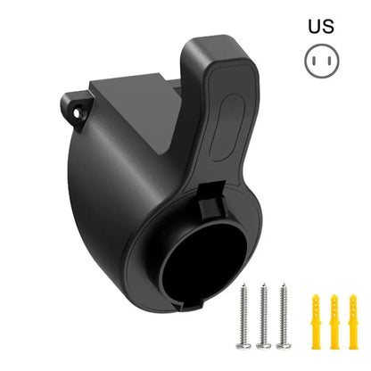 EV Charging Cable Holder Wall-mount Holster Charging Cable Organizer Car Charger Holder Type 1/Type 2 Cable Socket Holder