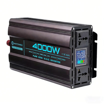 Pure Sine Wave Inverter DC 12V 24V 48V 60V to AC 220V 50Hz/60Hz 2000W 3000W 4000W 5000W Solar Car Power Inverter Converter