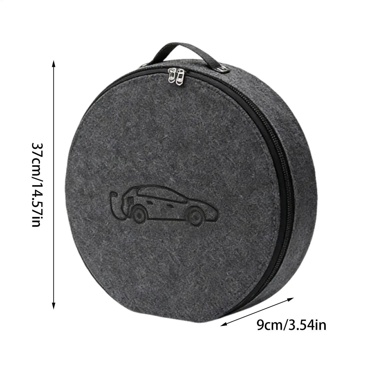 New Energy Vehicle Charging Gun Storage Bag Portable EV Charger Cable Bag Waterproof Auto EV Charging Jumper Storage Bag