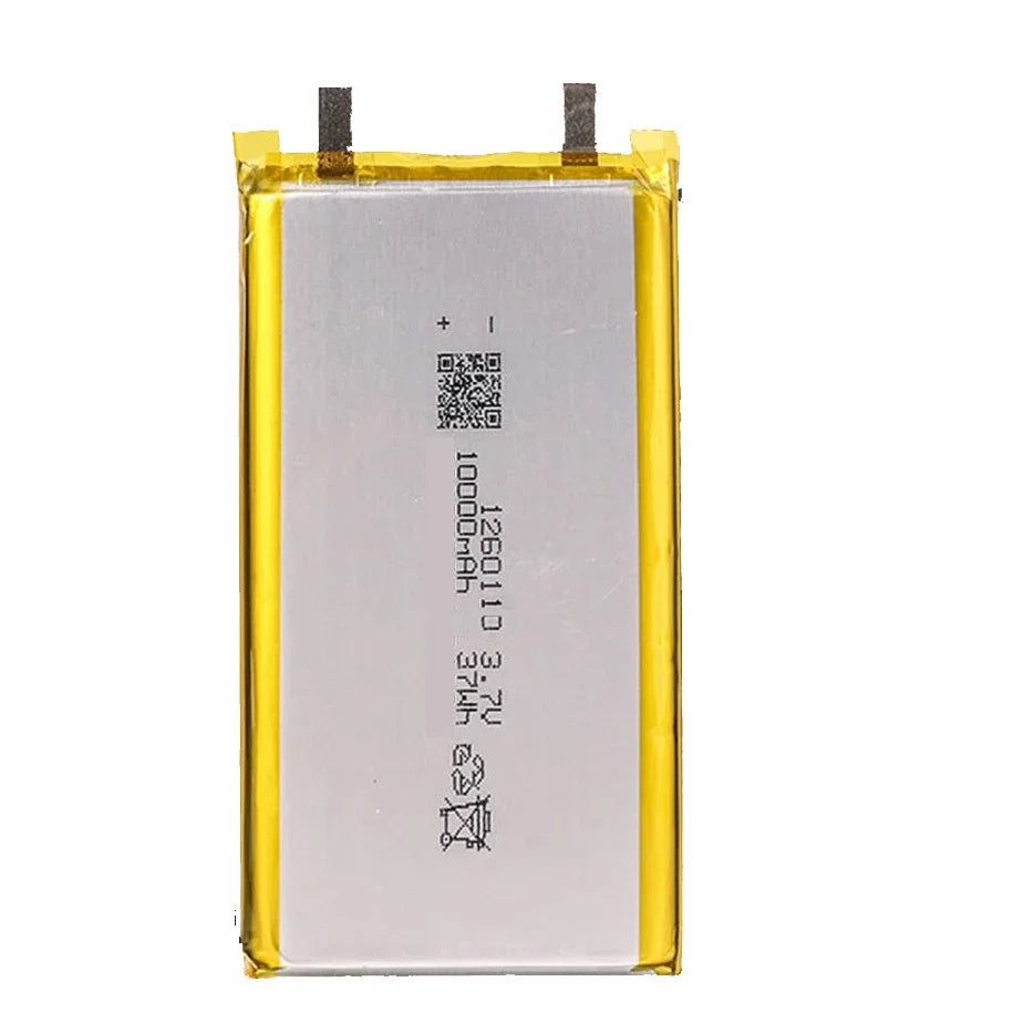 10000mAh 3.7V 1260110 Polymer Lithium Ion Li-ion Rechargeable Battery for Power Bank GPS Tablet E-book Batteries
