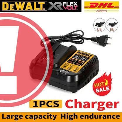 100% Original DeWalt Batteries 20V 6000mAh Li Ion Battery For DCB206 DCB205 DCB204 DCB200 DeWalt Power Tools Air Transport