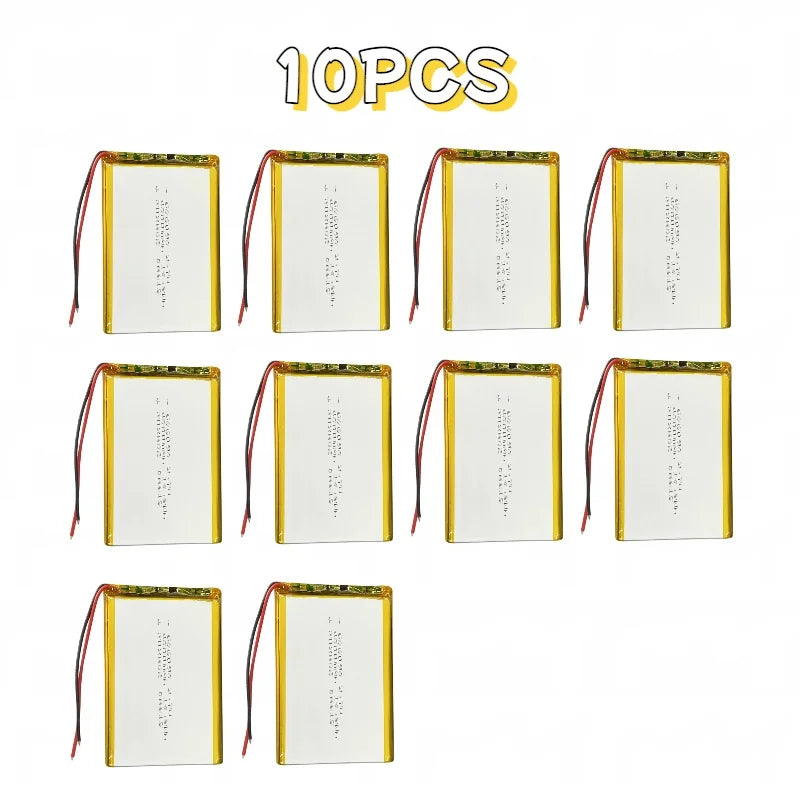 3.7V 606090 Polymer Lithium Battery 4000mAh Large Capacity Tablet Computer Mobile Power Bank Supply DIY Rechargeable Batteries