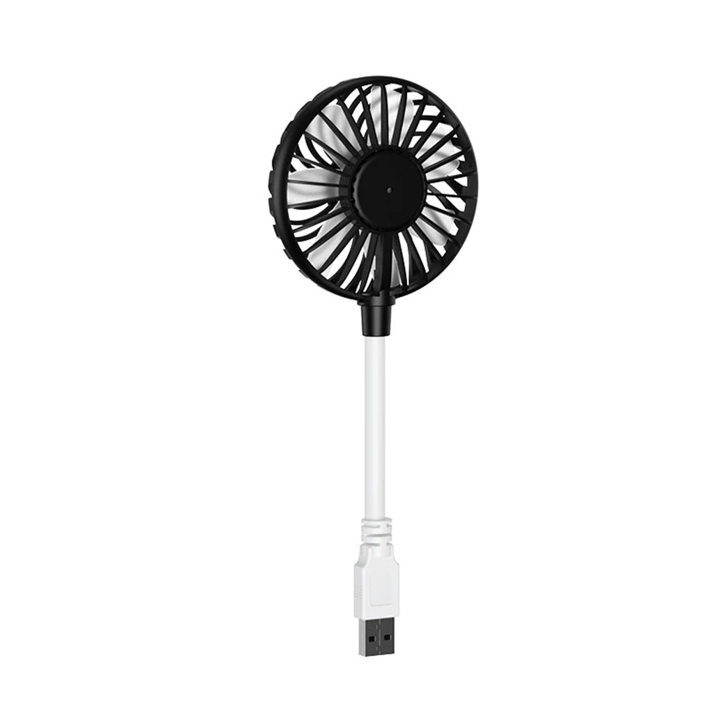 Wireless USB Rechargeable Handheld Fan Silent Cooling Power Bank Mini Play Plug Fans for Summer Outdoors Travel