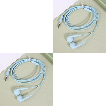 1/2/3pcs Universal 3.5mm Stereo In-Ear Headphones Sport Music Earbud Handfree Wired Headset Earphones with Mic For Xiaomi Huawei
