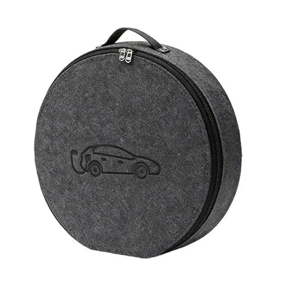 EV Car Charging Cable Storage Bag Round/Square Charging Units Bag Shockproof Anti Dust Charging Cable Carry Bag For Rechargeable