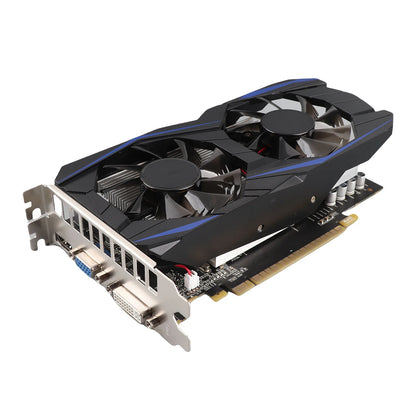 Computer Graphics Card Good Performance Low Noise Graphics Card Small Size 128bit  Bit Width for Dual Fan Desktop Computer