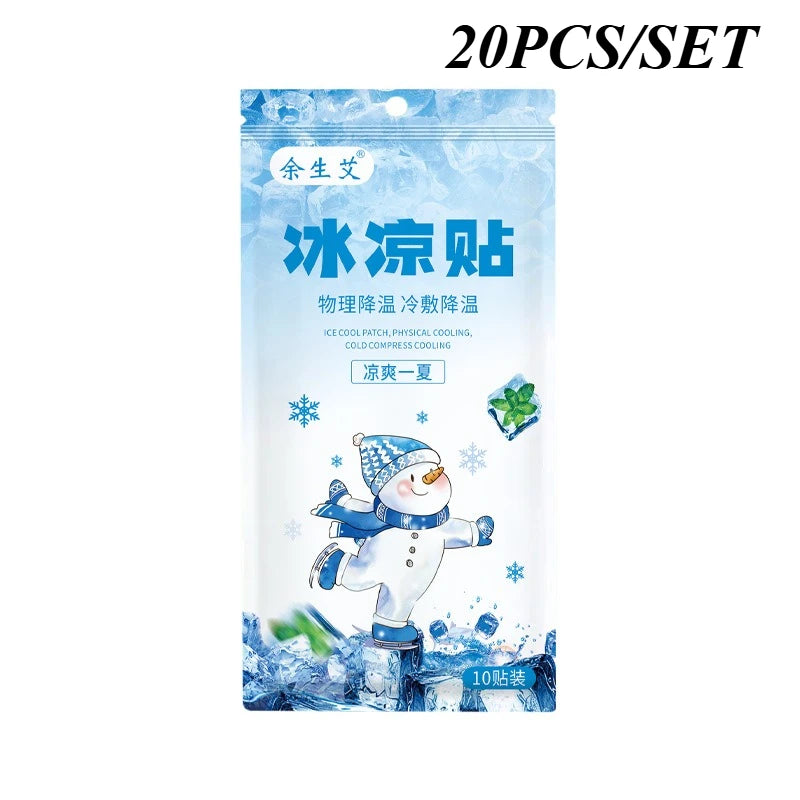 Cooling and Refreshing Patch, Instantly Reduces Temperature and Relieves Discomfort. Use It When Experiencing Heat During Summer