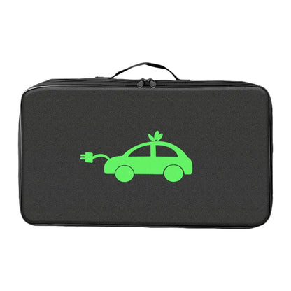 EV Charging Cable Storage Bag Electric Car Charger Box Charging Organizer Jumper Cable Bag Waterproof Fire Retardant Organizer