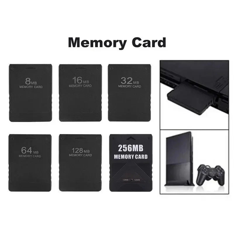 8M / 16M / 32M / 64M /128M Memory Card Save Game Data Stick for PS2 Extended Card Game Saver