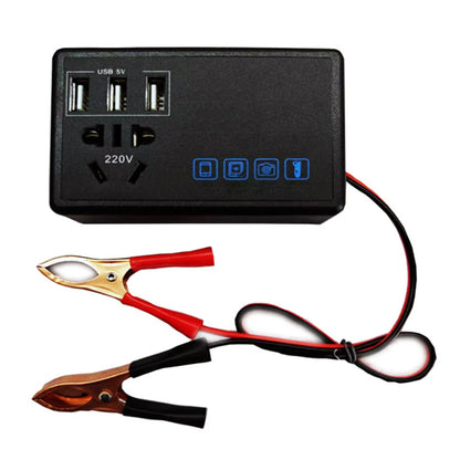 Multifunctional Car Inverter 12V24V To 220V Conversion Booster Charger Wire Clamp Type Converter Power Supply For Car And Truck