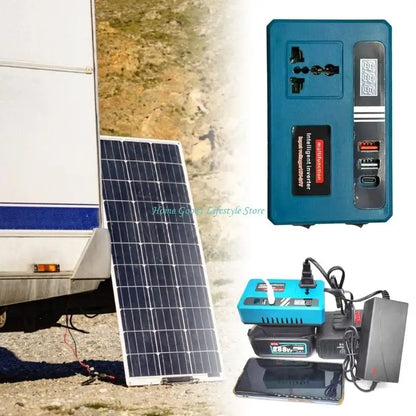 E74E 21V To 220V Converter Intelligent Inverter Electric Tool Power inverters Power Conversion Power Tool Accessories