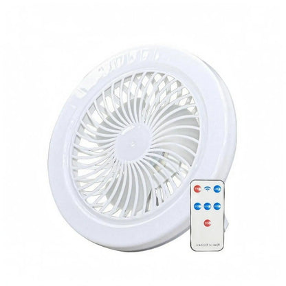 Solar Fan Light Type-C Charging USB Rechargeable Fan Light