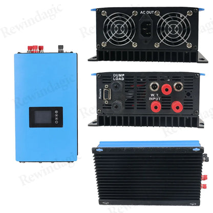 On Grid Inverter 20000W 10000W Inverter With Limiter 48V 60V 72V Battery Sun Wind Grid Tie Inverter Support Wifi Communication
