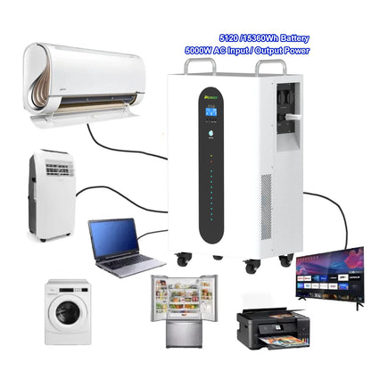 15kwh 5kwh Lifepo4 Lithium Ion Battery 200ah 300ah 48v 51.2v Pv System Solar Inverter and Lithium Battery All in One for Home