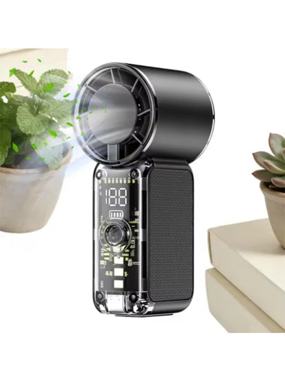 Powerful Mini Handheld Fan, Compact Portable Rechargeable Fan, High Speed Small Pocket Fan for Summer Travel Camping