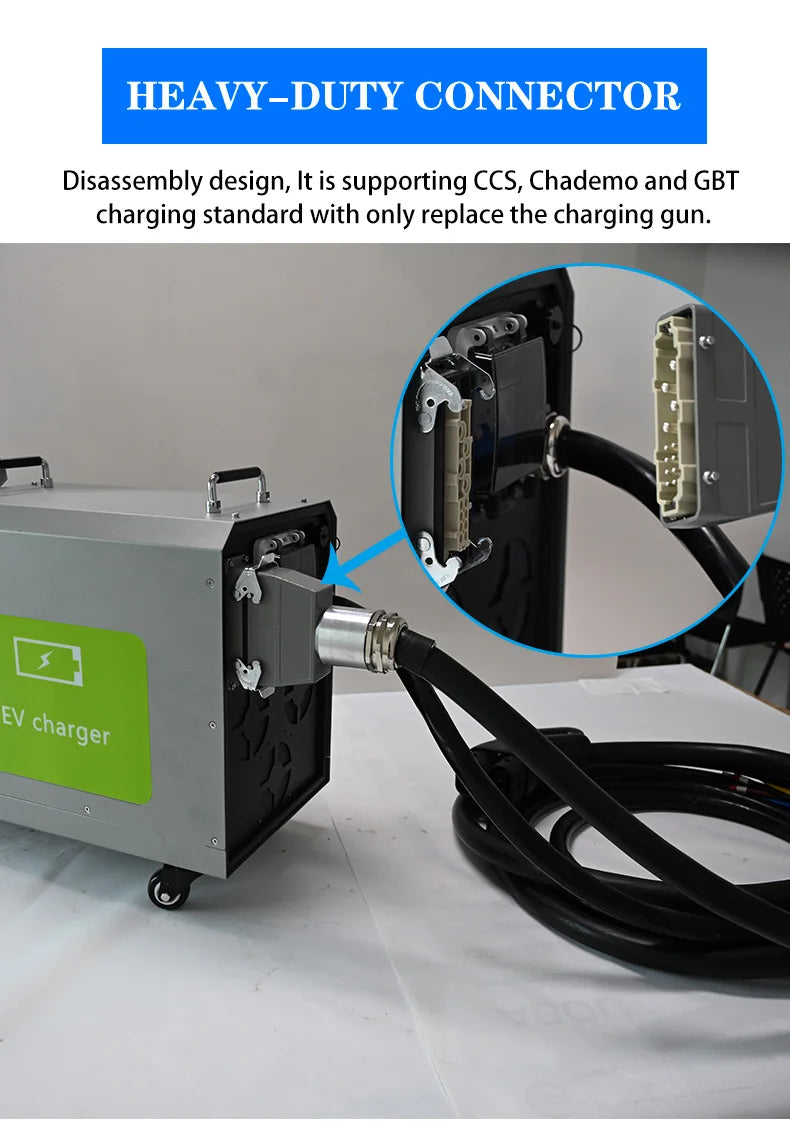20kw Portable Ev Car Charger Stations Ev Car for Fast Charger Dc Electric Vehicle Charging Station customize
