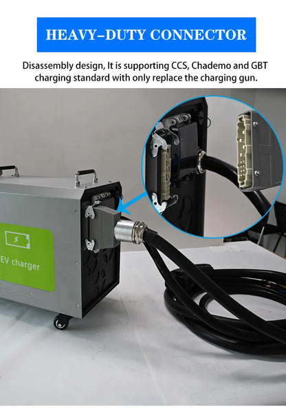 20kw Portable Ev Car Charger Stations Ev Car for Fast Charger Dc Electric Vehicle Charging Station customize