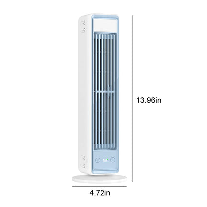 3600mAh Rechargeable Wall Mounted Fan 5 Speeds Cooling Air Cooler 48.8 Degree Motion Wall Circulating Fan for Home Office