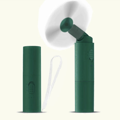 USB Charging Small Fan, Portable Mini Fan, Foldable Outdoor Portable Fan, Suitable for Office, Travel, Camping, and Outdoor Use