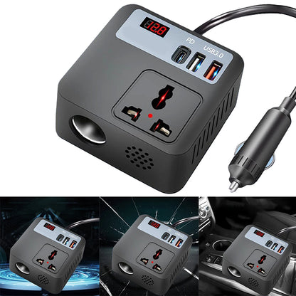 200W Car Power Inverter 12V To 220V Converter 200W Continuous Power 12V To 220V Inverter 200W Inverter Direct installation Car
