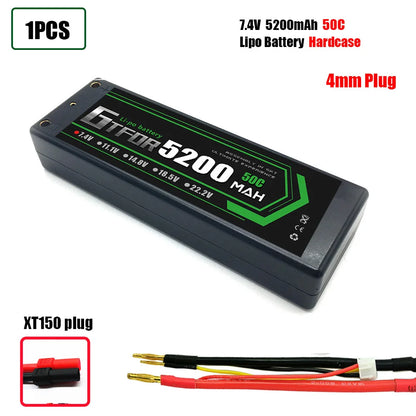 Batteries Lipo 7.4V 11.1V 15.2V 14.8V 22.2V 2S 3S 4S 6S 5200Mah 7000mAh 9200mAh 10000mAh for RC Car Truck Evader BX Truggy