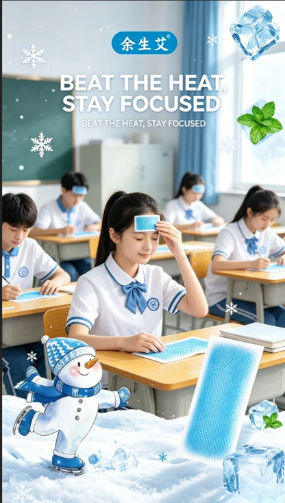 Cooling and Refreshing Patch, Instantly Reduces Temperature and Relieves Discomfort. Use It When Experiencing Heat During Summer