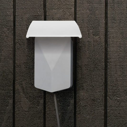 White Outdoor Ev Charger Cover Waterproof Dustproof Protector for Electric Vehicle Charging Pile Station