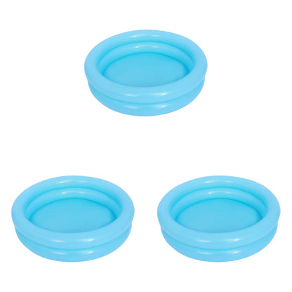 Round Inflatable Baby Toddlers Summer Swimming Pool Portable Inflatable Children Little Pump Pool Indoor Outdoor for 0-3Y Kids