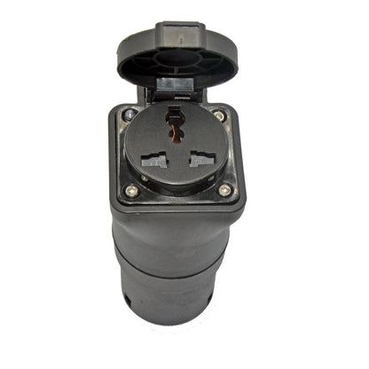 Type2 EV Charger Adapter EVSE IEC62196 Plug Adaptor For RV Camper Electric Scooter External Charging Socket AC 220V