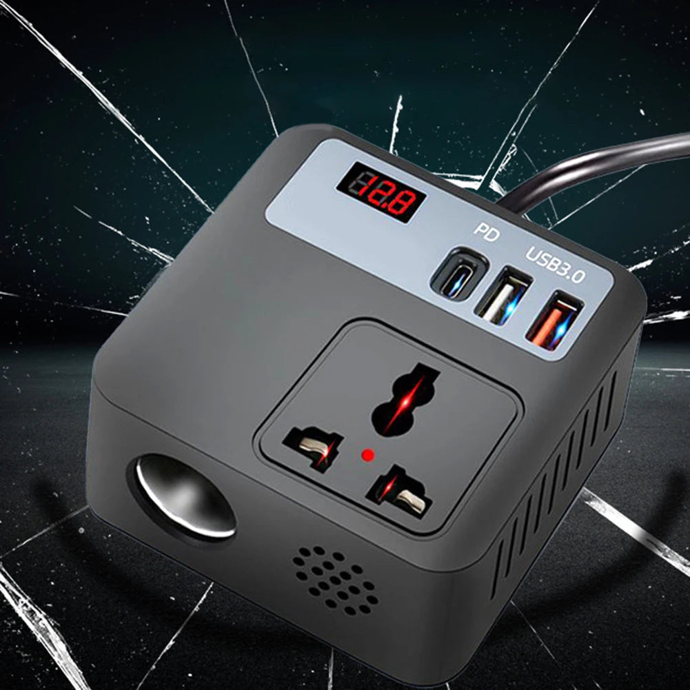 200W Car Power Inverter 12V To 220V Converter 200W Continuous Power 12V To 220V Inverter 200W Inverter Direct installation Car