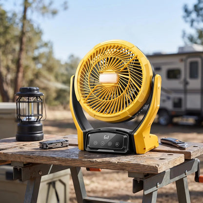 Portable Fan with Light Compact USB Fan with Light Rechargeable for Campers, Journeyers, Camping, Tabletop, Tent