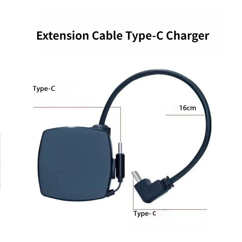 For SHUN SOON Retractable Car Charger Docking Station  Fit BYD Changan Geely New Energy Vehicles Auto Fast Charging Accessories