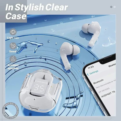 Air31 TWS Wireless Bluetooth Earphone 9D Stereo in Ear HiFi Earbuds HandsFree Headset with Mic Fit Xiaomi IPhone Smartphones