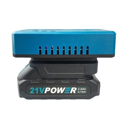 120W Lithium Battery Inverter DC 21V To 220V 3 USB Ports Power Converter Transformer High Power Multifunction Battery Inverter