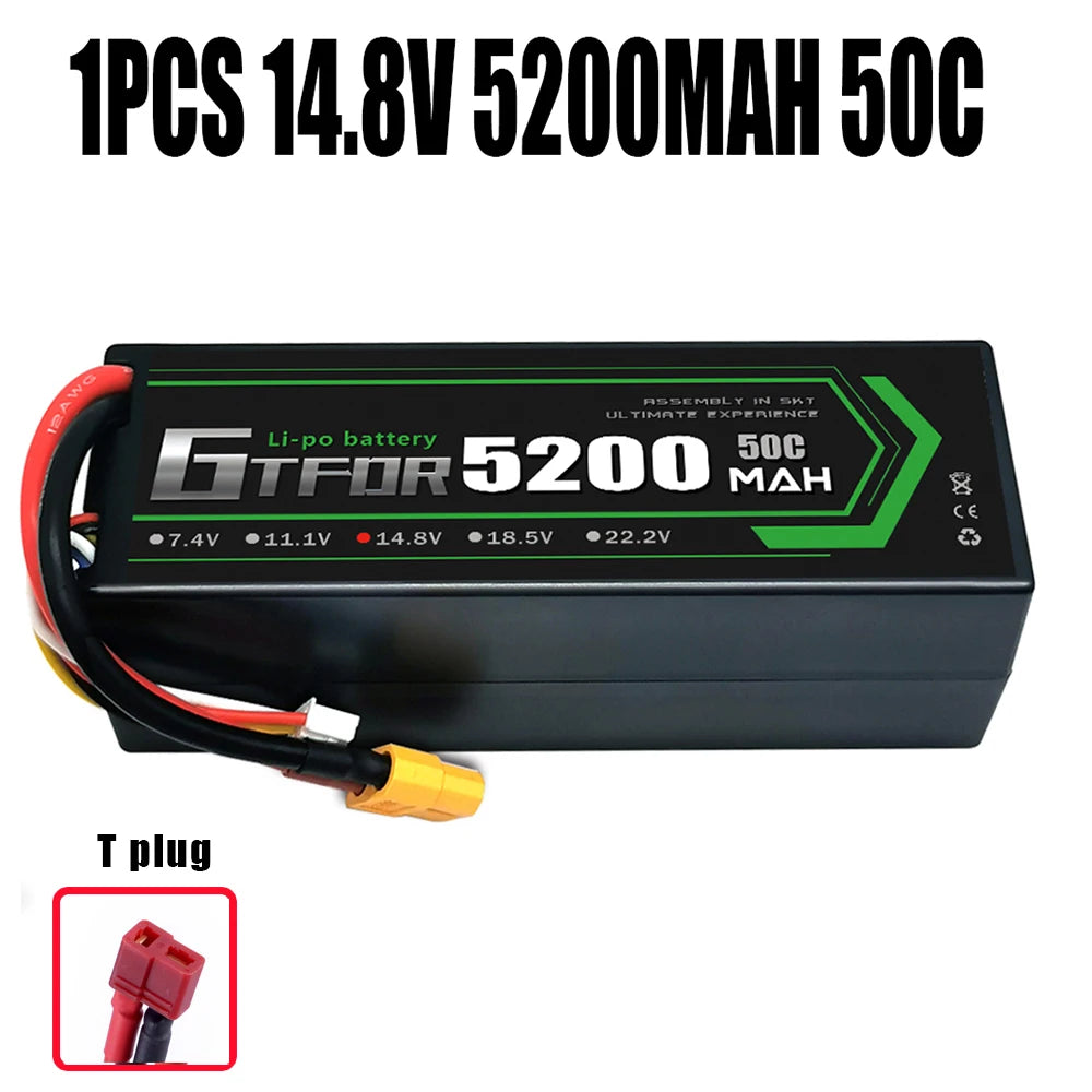 Batteries Lipo 7.4V 11.1V 15.2V 14.8V 22.2V 2S 3S 4S 6S 5200Mah 7000mAh 9200mAh 10000mAh for RC Car Truck Evader BX Truggy